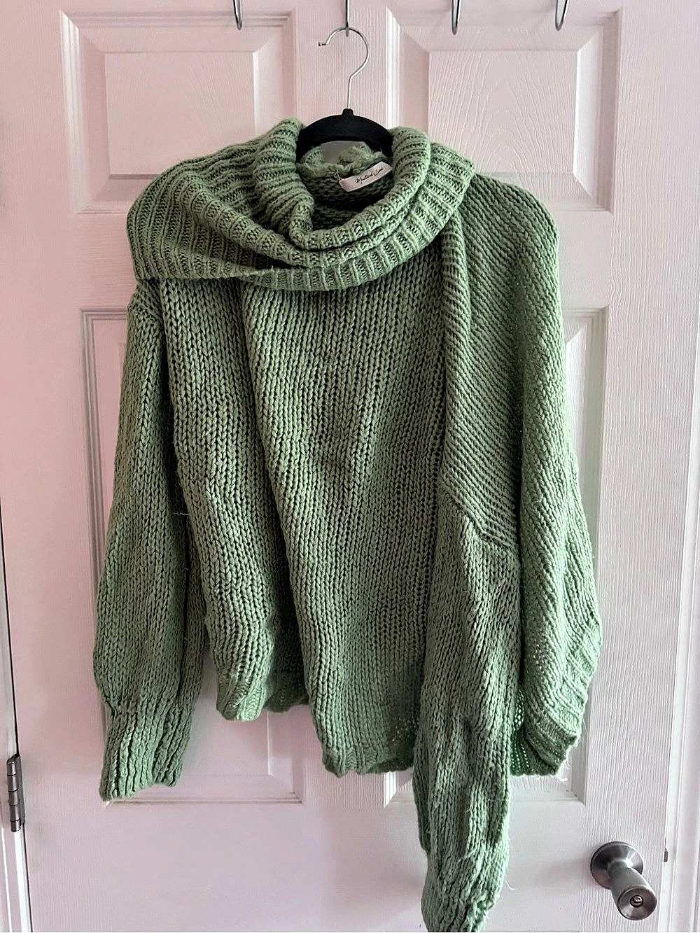 Madewell Green Cowl Neck Sweater Like New